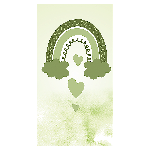 Faixa Lateral - Arco Iris Boho - Sublimado 3D