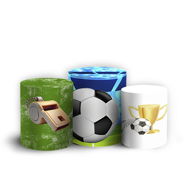 Trio Cilindro - Futebol - Sublimado 3D