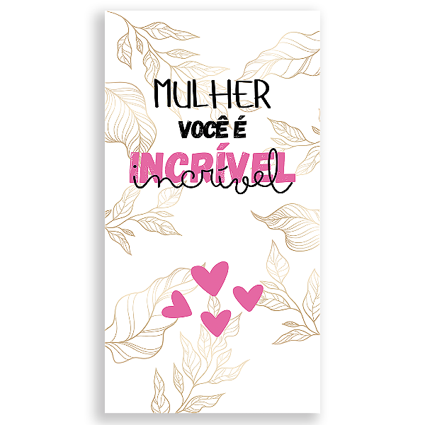 Faixa Lateral - Dia da Mulher - Sublimado 3D