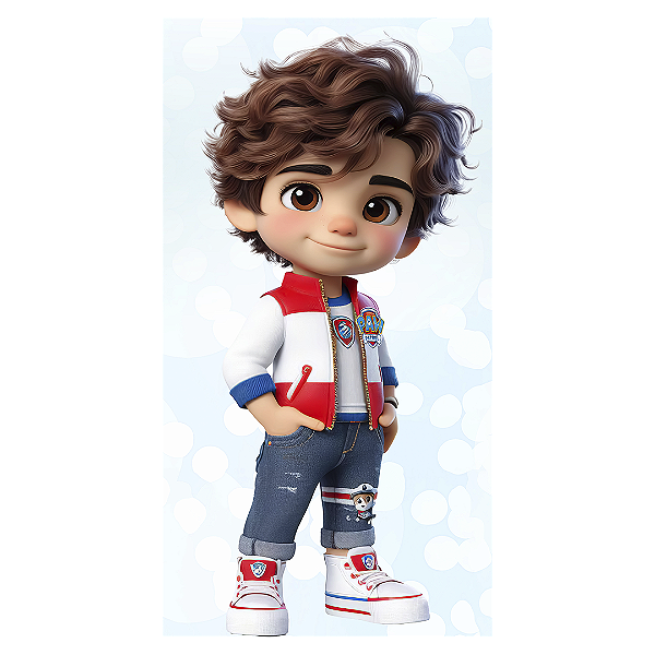 Faixa Lateral - Patrulha Canina - Sublimado 3D