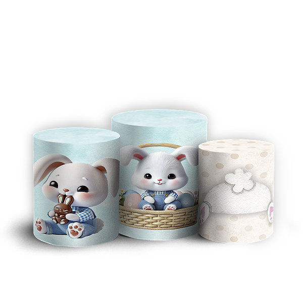 Trio Cilindro - Páscoa - Sublimado 3D