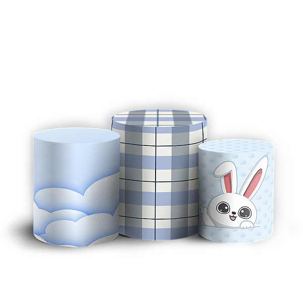 Trio Cilindro - Páscoa - Sublimado 3D