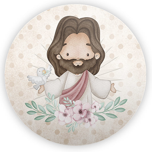 Painel Redondo - Páscoa - Sublimado 3D