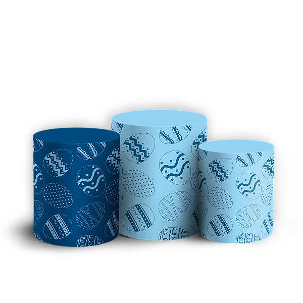 Trio Cilindro - Páscoa - Sublimado 3D
