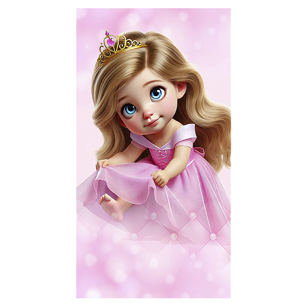 Faixa Lateral - Princesa - Sublimado 3D