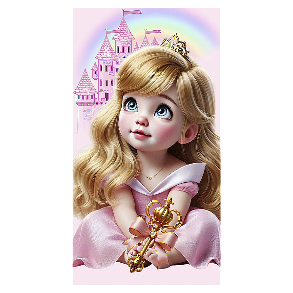 Faixa Lateral - Princesa - Sublimado 3D