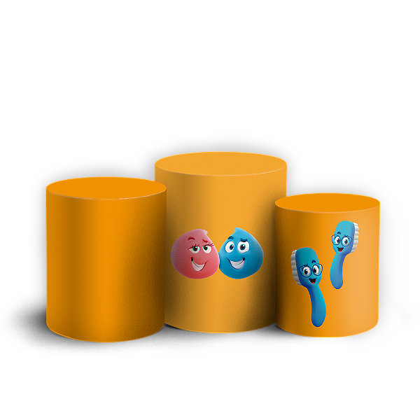 Trio Cilindro - Fini - Sublimado 3D