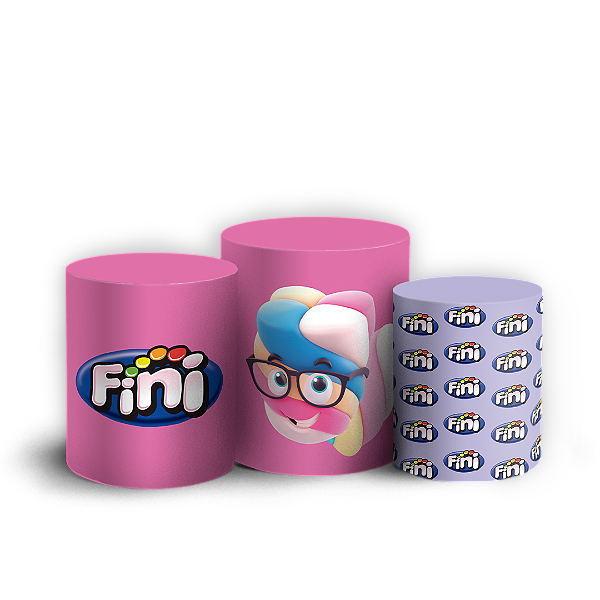 Trio Cilindro - Fini - Sublimado 3D