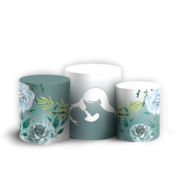 Trio Cilindro - Dia de la Madre - Sublimado 3D