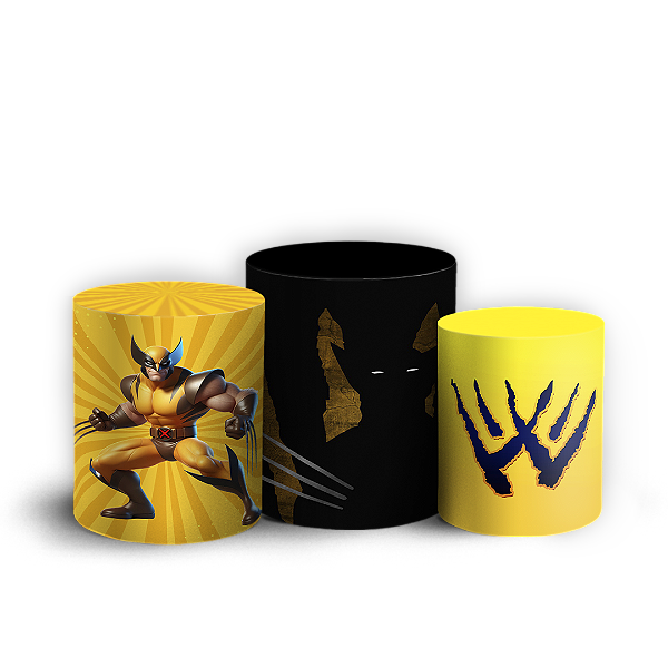 Trio Cilindro - Wolverine - Sublimado 3D