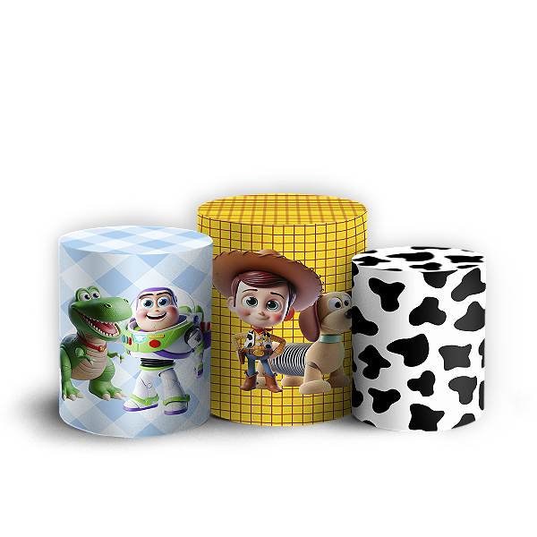 Trio Cilindro - Toy Story - Sublimado 3D