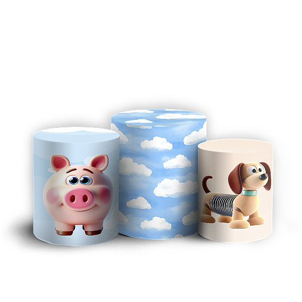 Trio Cilindro - Toy Story - Sublimado 3D
