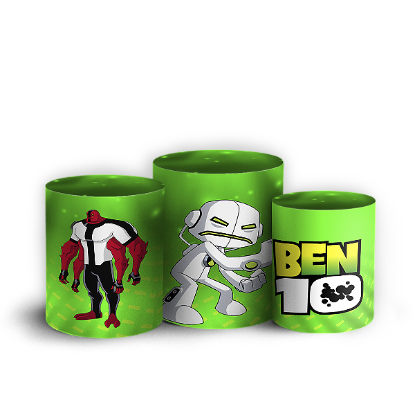 Trio Cilindro - Ben 10 - Sublimado 3D