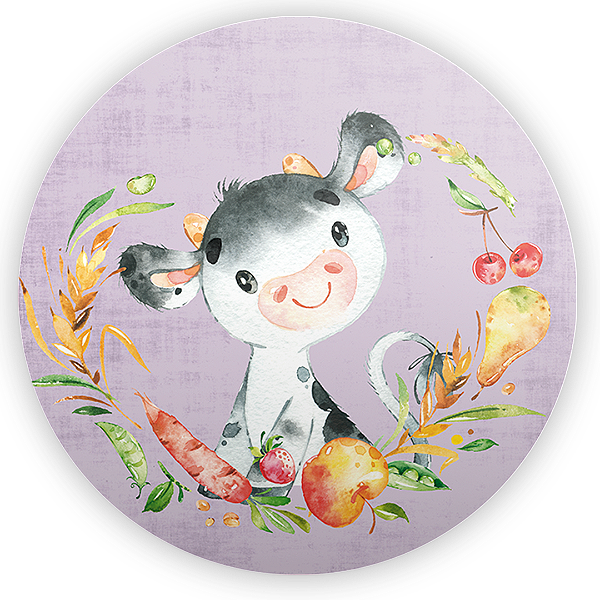 Painel Redondo - Fazendinha  - Sublimado 3D