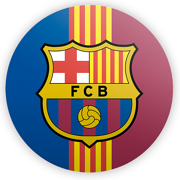 Painel Redondo - Time Barcelona  - Sublimado 3D