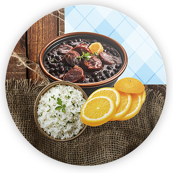 Painel Redondo - Feijoada - Sublimado 3D