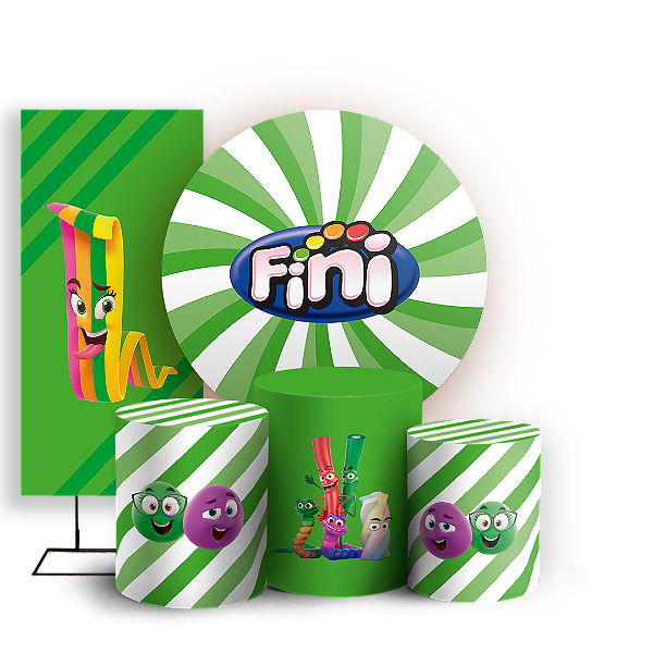 KIT Redondo Trio e Faixa - Fini - Sublimado 3D