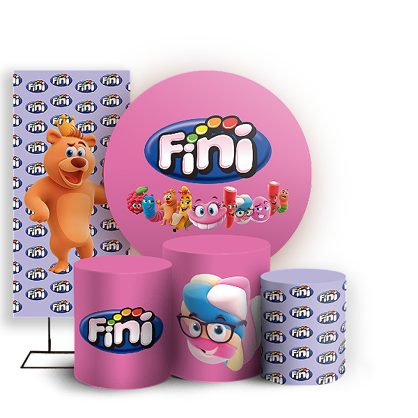 KIT Redondo Trio e Faixa - Fini - Sublimado 3D