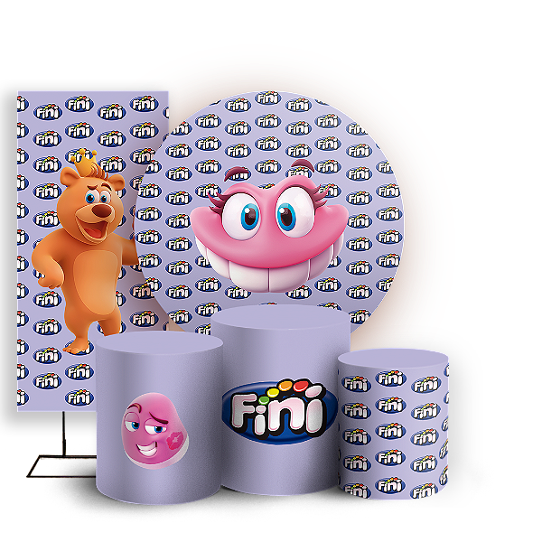 KIT Redondo Trio e Faixa - Fini - Sublimado 3D