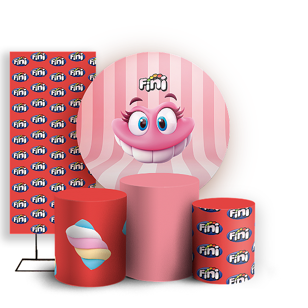 KIT Redondo Trio e Faixa - Fini - Sublimado 3D