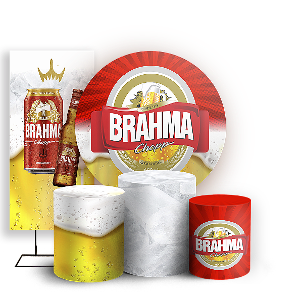 KIT Redondo Trio e Faixa - Cerveja - Sublimado 3D