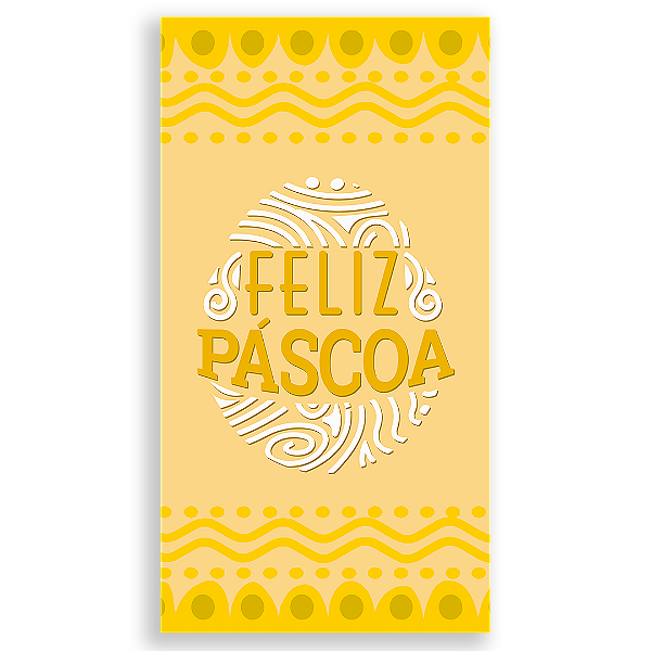 Faixa Lateral - Páscoa  - Sublimado 3D