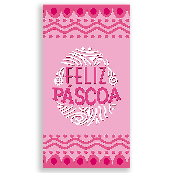 Faixa Lateral - Páscoa  - Sublimado 3D