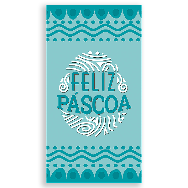 Faixa Lateral - Páscoa  - Sublimado 3D