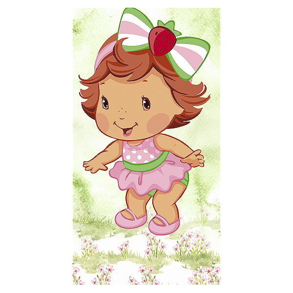 Faixa Lateral - Moranguinho Baby - Sublimado 3D