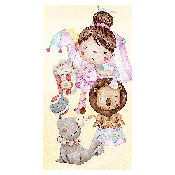 Faixa Lateral - Circo - Sublimado 3D