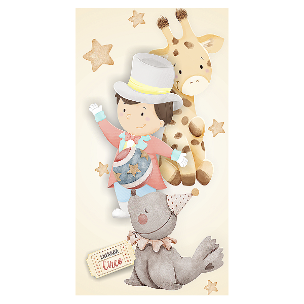 Faixa Lateral - Circo - Sublimado 3D