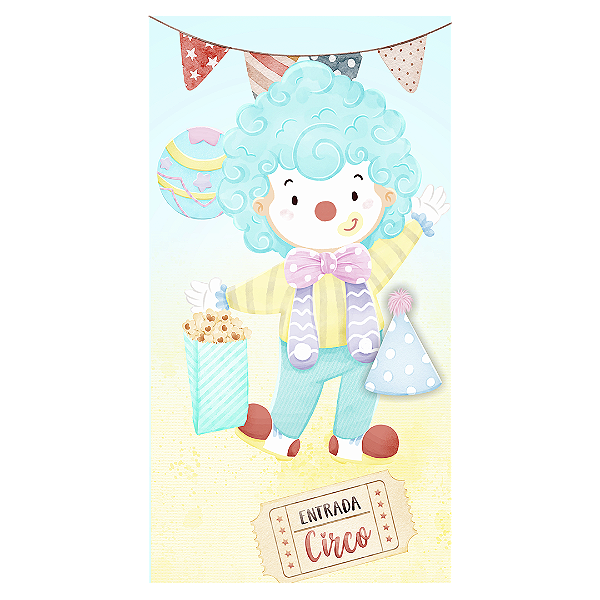 Faixa Lateral - Circo - Sublimado 3D