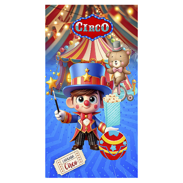 Faixa Lateral - Circo - Sublimado 3D