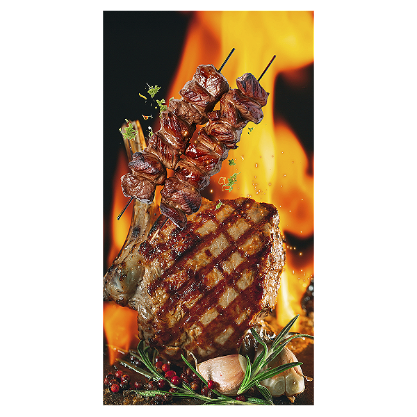 Faixa Lateral - Churrasco - Sublimado 3D