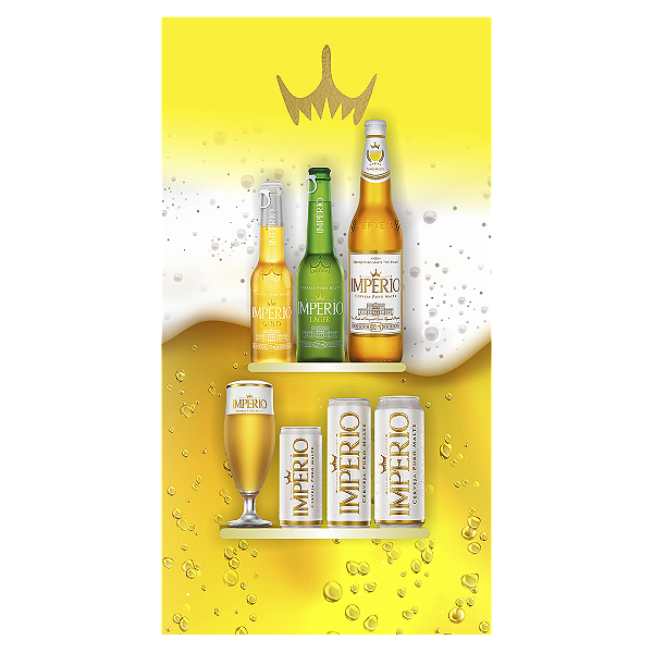 Faixa Lateral - Cerveja - Sublimado 3D