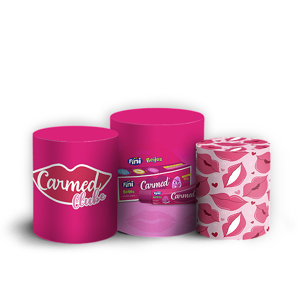 Trio Cilindro - Carmed - Sublimado 3D