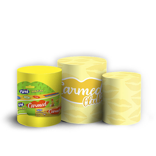 Trio Cilindro - Carmed - Sublimado 3D