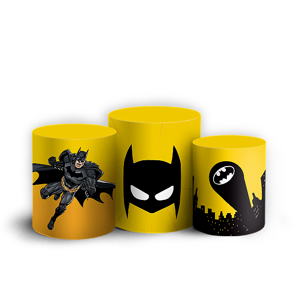 Trio Cilindro - Batman - Sublimado 3D