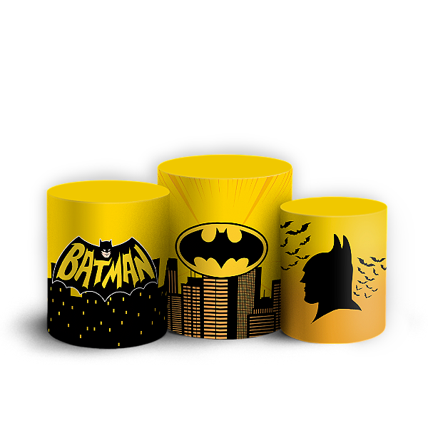 Trio Cilindro - Batman - Sublimado 3D