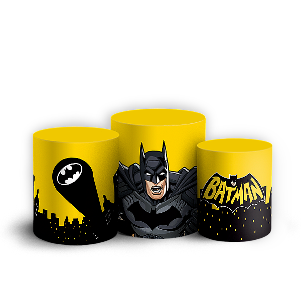 Trio Cilindro - Batman - Sublimado 3D