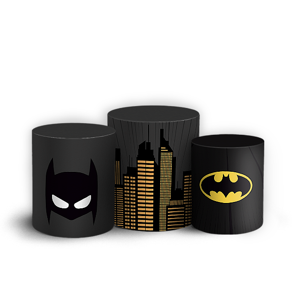 Trio Cilindro - Batman - Sublimado 3D