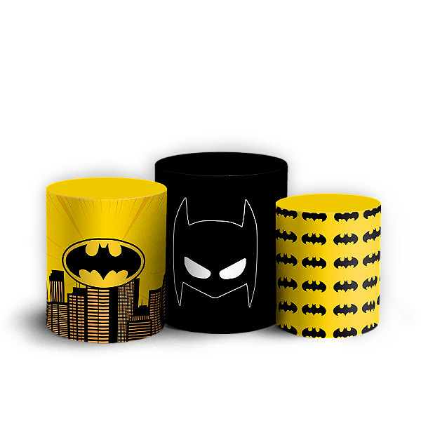 Trio Cilindro - Batman - Sublimado 3D