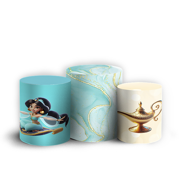 Trio Cilindro - Jasmine - Sublimado 3D