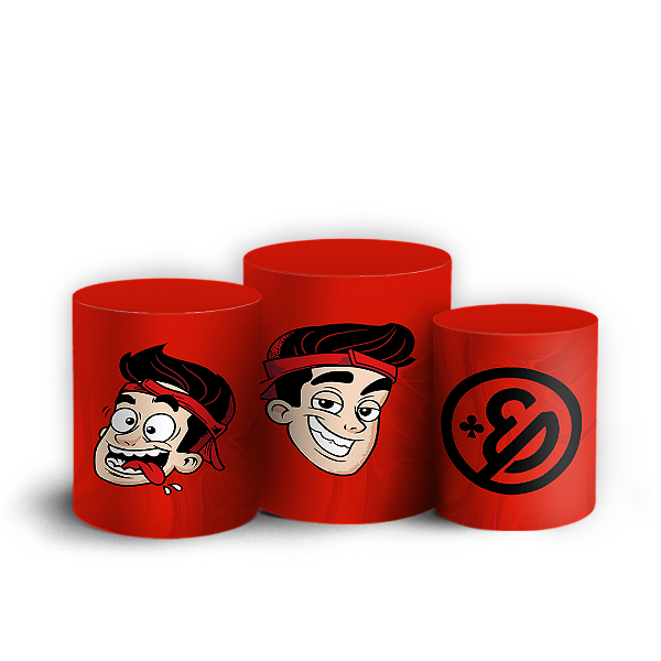 Trio Cilindro - Enaldinho - Sublimado 3D