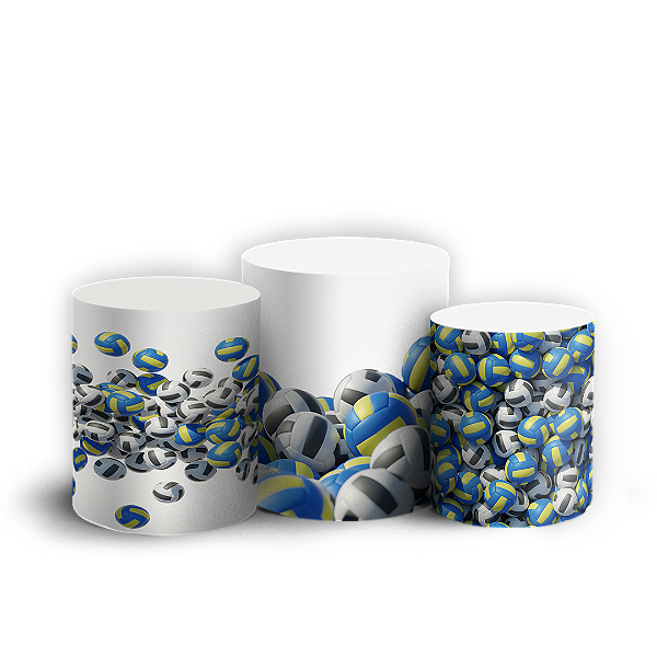 Trio Cilindro - Volei - Sublimado 3D