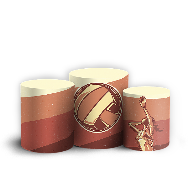 Trio Cilindro - Volei - Sublimado 3D