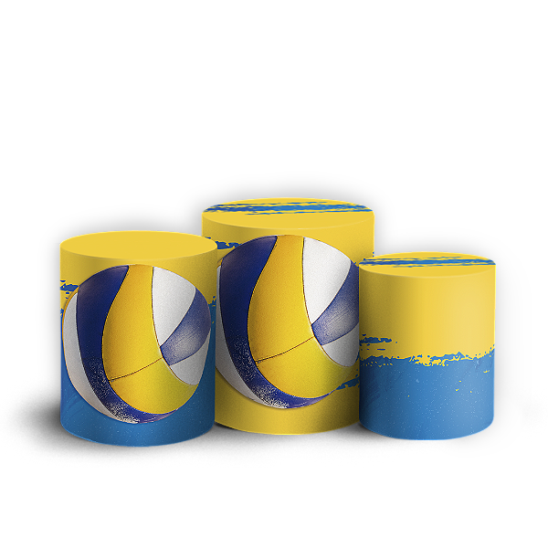 Trio Cilindro - Volei - Sublimado 3D