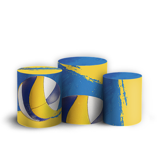 Trio Cilindro - Volei - Sublimado 3D