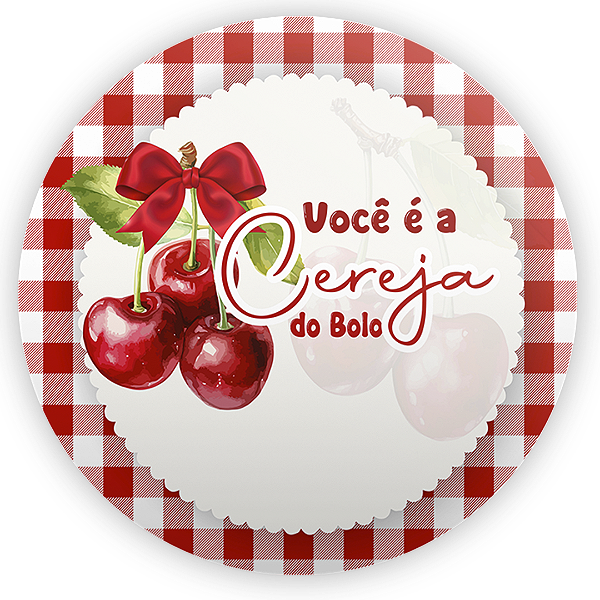 Mini Painel - Cerejinha - Sublimado 3D