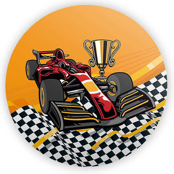 Painel Redondo - Formula 1 - Sublimado 3D